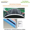 Semi-Flexible Bendable 100w 100 Watt Solar Panel 12v Battery Off Grid U.S. Tech