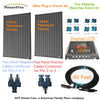 200w 200 Watt 2 100w Solar Panel Plug-n-Power Space Flex Kit 12v Battery RV Boat