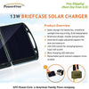 13w 13 Watt Foldable Solar Charger Briefcase Portable Solar Panel 12v Global