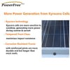 Kyocera Cell Sturdy Solar 140W + 10W Panel for 12v Battery RV Boat Off Grid