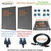 200w 200 Watt 2 100w Solar Panel Plug-n-Power Space Flex Kit for 12v Battery GSP