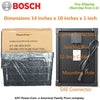 Bosch BLACK Plug-Power 10W 10 Watt Mono Solar Cell Panel Kit 12v Battery RV Boat