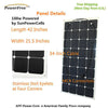 Semi-Flexible Bendable Lightweight 300w 300 Watt Solar Panel Kit 12v Battery CND