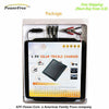 4.8w Solar Trickle Charger  Pickup Van Boat Marine Auto 12V Battery- Global Ship