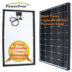 100W 100 Watt Mono Solar Panel for Off Grid 12v volt Battery RV Boat Charger