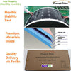 Semi Flexible Bendable 120w 120 Watt Lightweight Solar Panel 12v Battery OffGrid