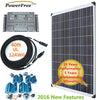 Complete Kit 100w 100 Watt Poly Solar Panel Charger for 12v Battery RV Boat eGSP