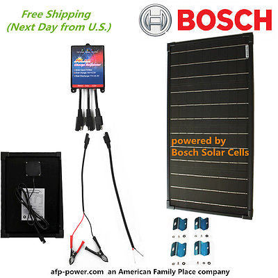 Bosch Plug-n-Power Kit 30W 30 Watt Mono Solar Panel Charger 12v Off Grid Battery