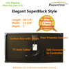 Plug-n-Power BLACK 30W 30 Watt Mon Solar Panel + $8 Adaptor 12v Battery Charger