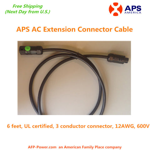 APS AC Extension Connector Cable
