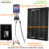 Plug-n-Power Black 10W 10 Watt Mono Solar Panel Charger Kit 12v Battery RV Boat