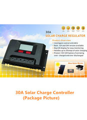 30am Solar Charge Controller for 12-Volt Battery