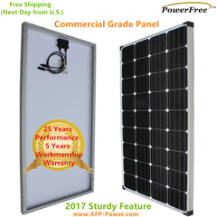 150w 150 Watts Solar Panel Monocrystalline Cells For 12v Battery RV Boat Off Grid