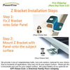 100w 100 Watt SuperBlack Mono Solar Panel + $10 Mounts for 12v Battery RV Boat