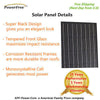 SUPER BLACK 140w 140 Watt Mono Solar Panel + Free $10 Mount -12V Battery RV Boat (Special Discount Price for Customer Pickup Only)
