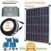COMPLETE KIT Premium 50w 50 Watts Solar Panel Kit for 12v Battery RV Boat Charge