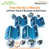 Complete Kit Premium 100w 100 Watt Poly Solar Panel for Charging 12v Batteries