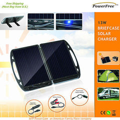 13w 13 Watt Foldable Solar Charger Briefcase Portable Solar Panel 12v Global