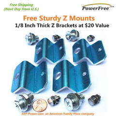 Solar Mounting Z Bracket Kit