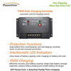 100w 100 Watt Solar Panel Charging Charge Kit 12v Battery RV Boat