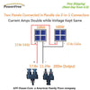 200w 200 Watt 2 100w Solar Panel Plug-n-Power Space Flex Kit for 12v Battery