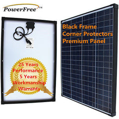 100W 100 Watt Photovoltaic Solar Panel for Off Grid 12v volt Battery RV Boat